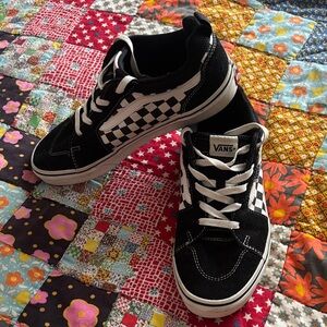 Vans Classic Black and White Checkered Shoes